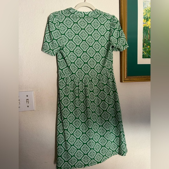 NWT Boden Naomi Short Sleeve paradise green botanic blush size 2R - Picture 7 of 7